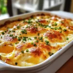 Golden-brown baked cottage cheese eggs in a muffin tin, garnished with fresh herbs, ready to serve.