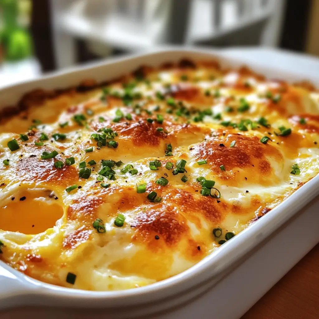 Golden-brown baked cottage cheese eggs in a muffin tin, garnished with fresh herbs, ready to serve.