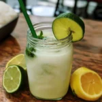 Enjoy the perfect balance of tangy limes and sweetened condensed milk in this Brazilian Lemonade. A must-try for a refreshing treat!
