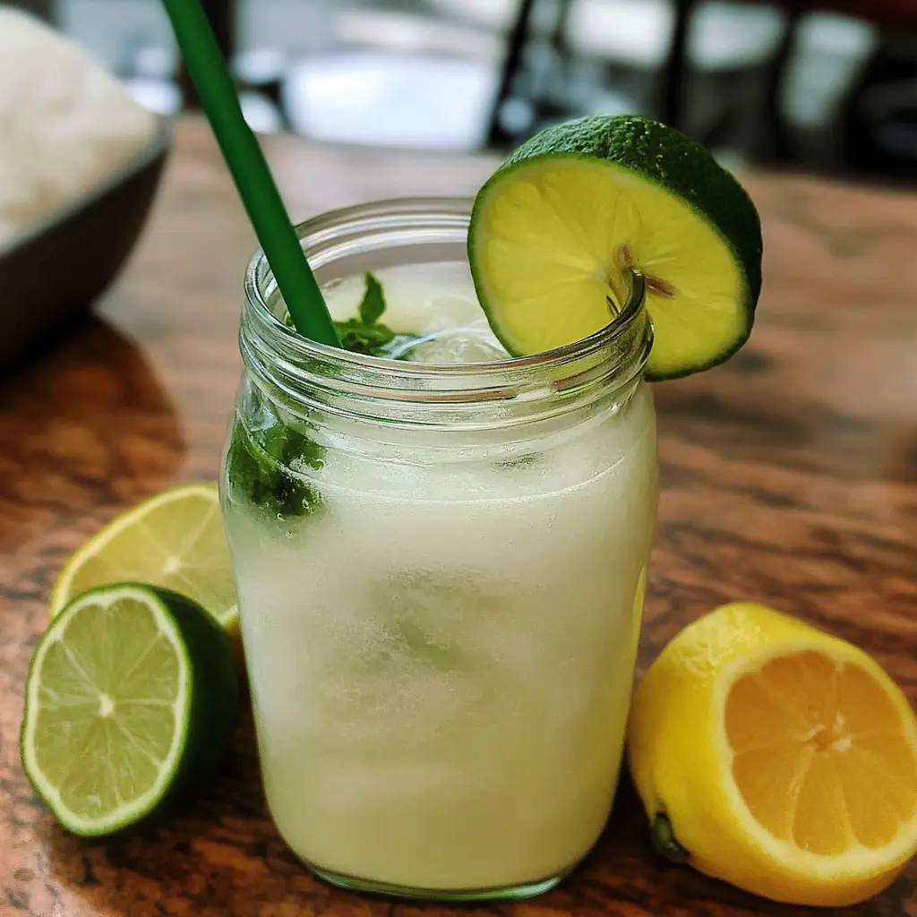Enjoy the perfect balance of tangy limes and sweetened condensed milk in this Brazilian Lemonade. A must-try for a refreshing treat!