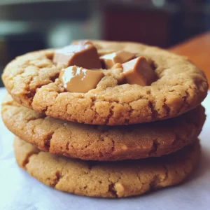 Peanut butter cookies on a cooling rack with a glass of milk